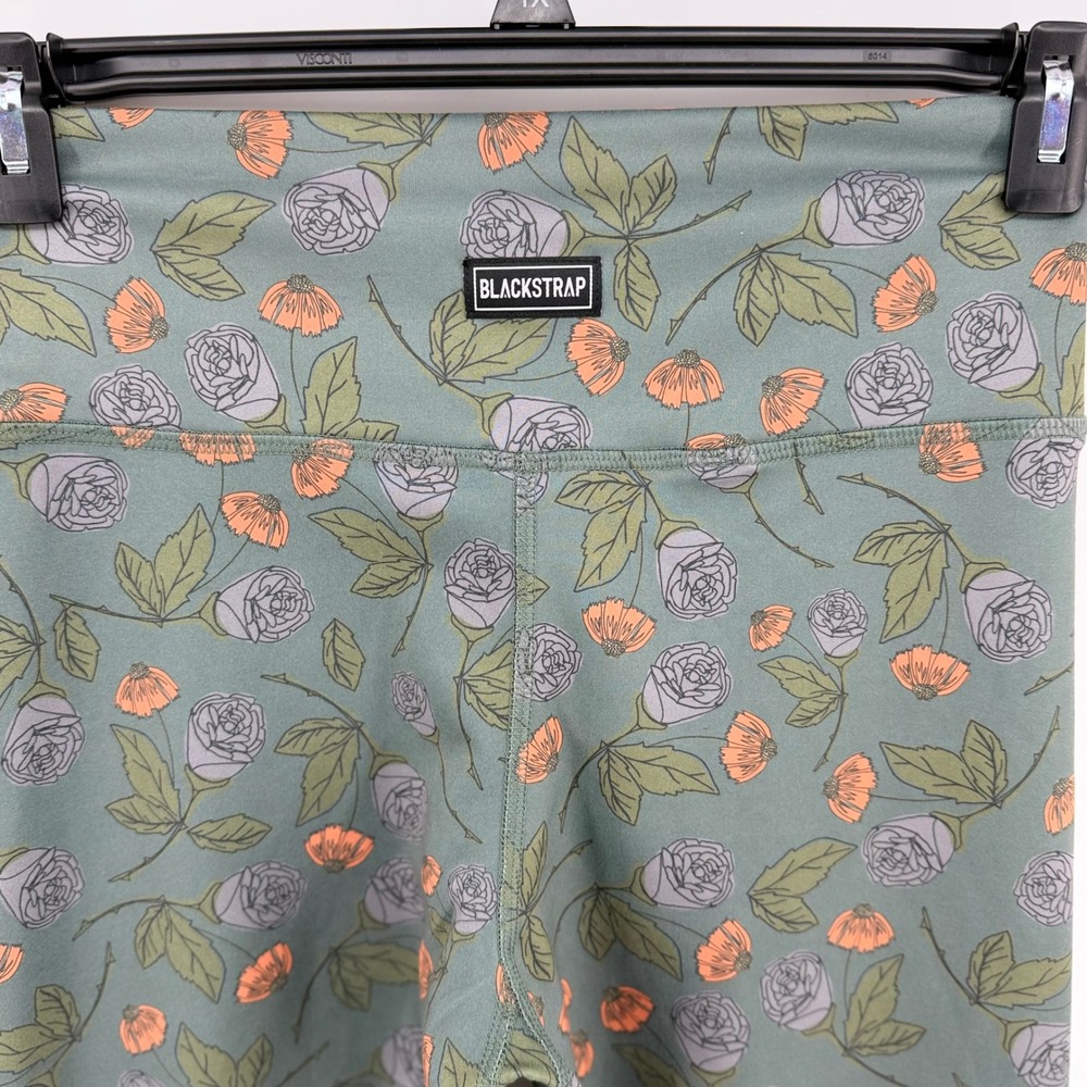 BlackStrap Cloudchaser Leggings Womens XL Rosey Floral Base Layer Pant USA‎ NWT
